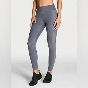 Victoria Sport | Gray Leggings - Mesh Side Panel